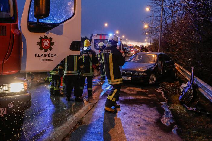 Avarija ant Lideikio gatvės viaduko