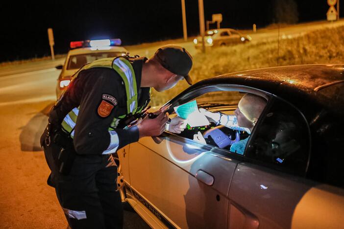 Naktinis policijos reidas Klaipėdoje