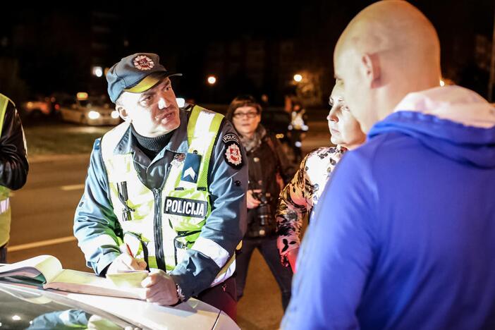 Naktinis policijos reidas Klaipėdoje