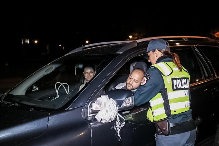 Naktinis policijos reidas Klaipėdoje