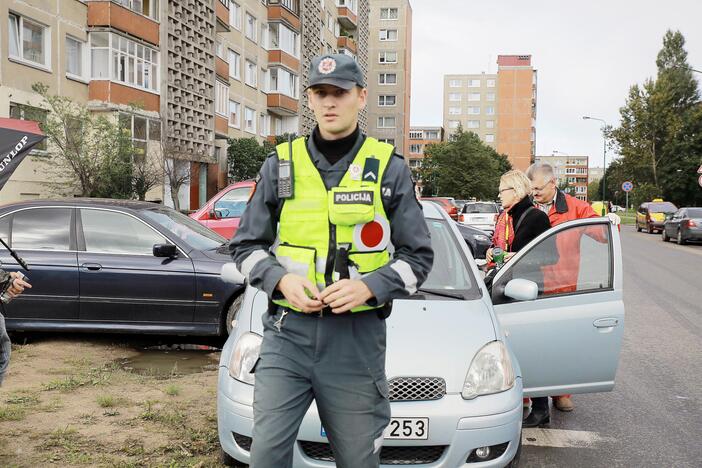 Avarija Smiltelės, I. Simonaitytės ir Laukininkų gatvių sankryžoje