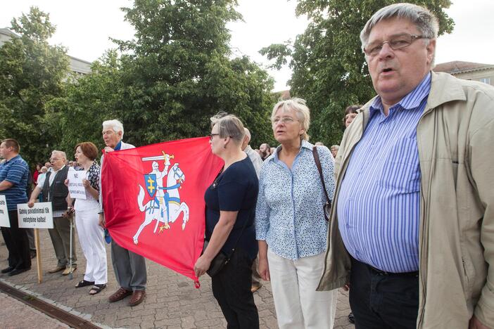 Mitingas „Šalin rankas nuo lietuvių kalbos ir nuo valstybės pamatų!“