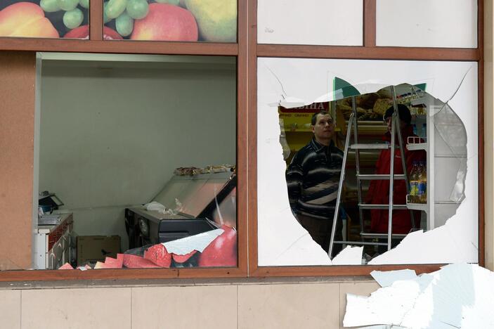 Karo taikinys Donecke – autobusų stotis