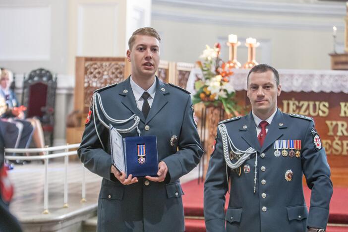 Policijos diena Įgulos bažnyčioje