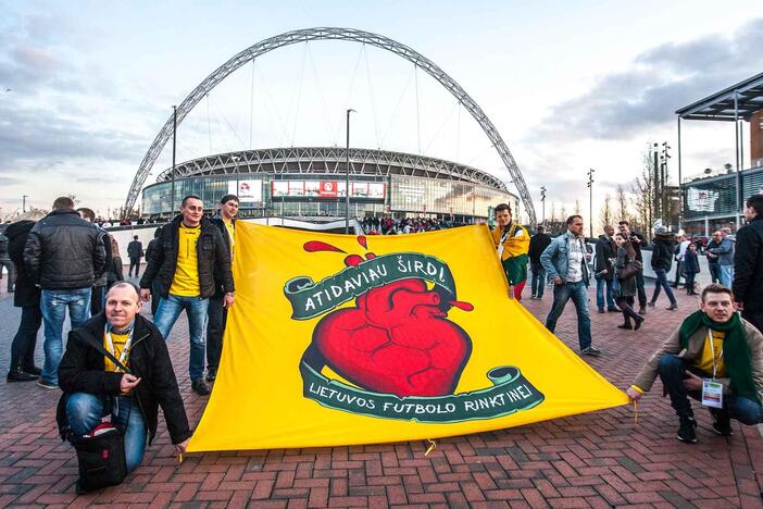 Lietuva - Anglija "Wembley" stadione