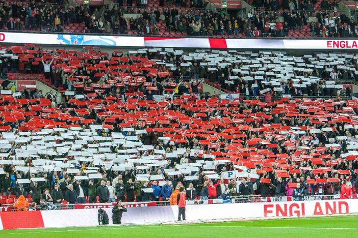 Lietuva - Anglija "Wembley" stadione