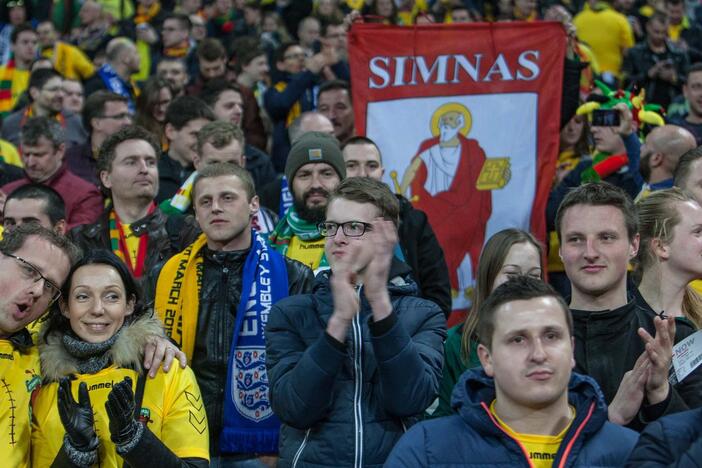 Lietuva - Anglija "Wembley" stadione