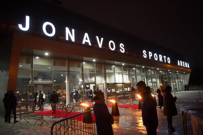 Jonavos sporto arenos atidarymas