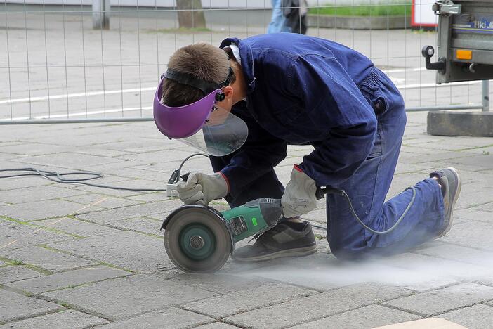 J. Vileišio skulptūra atgabenta į Laisvės alėją