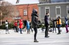Sporto entuziastų protestas persikėlė prie Kauno miesto savivaldybės Sporto entuziastų protestas persikėlė prie Kauno miesto savivaldybės