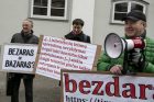 Piketas dėl statybų Senamiestyje Piketas dėl statybų Senamiestyje