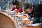 Vilniečiai rašė nacionalinį diktantą Vilniečiai rašė nacionalinį diktantą
