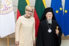 I. Šimonytė susitiko su Konstantinopolio patriarchu Baltramiejumi I I. Šimonytė susitiko su Konstantinopolio patriarchu Baltramiejumi I