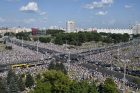 Protesto mitingas Minske pritraukė šimtus tūkstančių žmonių Protesto mitingas Minske pritraukė šimtus tūkstančių žmonių