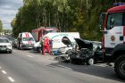 Per didžiulę avariją Ateities plente žuvo žmogus Per didžiulę avariją Ateities plente žuvo žmogus