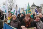 Kauno rajono gyventojai surengė piketą prie VRM Kauno rajono gyventojai surengė piketą prie VRM