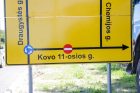 Uždaryta Kovo 11-osios gatvės atkarpa Uždaryta Kovo 11-osios gatvės atkarpa