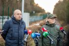 Spaudos konferencija prie Lietuvos ir Baltarusijos pasienio Spaudos konferencija prie Lietuvos ir Baltarusijos pasienio