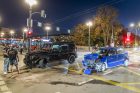 Prie Žaliojo tilto susidūrė „Škoda“ ir prabangus „Mercedes“ automobilis Prie Žaliojo tilto susidūrė „Škoda“ ir prabangus „Mercedes“ automobilis