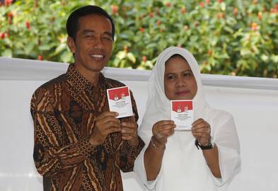 Joko "Jokowi" Widodo su žmona Iriana