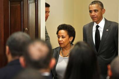 Loretta Lynch ir Barackas Obama