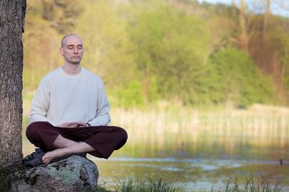 Siekis: U.Leimontas ne tik moko meditacijos vaikus, bet ir stengiasi meditaciją integruoti į švietimo sistemą.