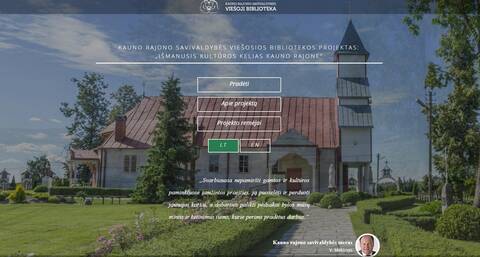 Reprezentuoja: virtualiajame gide – kultūros paveldo objektai iš skirtingų pakaunės seniūnijų.