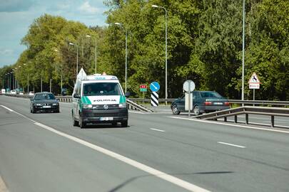 Saugumas: policija pritaria, kad šioje atkarpoje būtų sumažintas leistinas greitis.