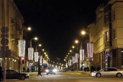 Papuošimai: Manto gatvėje tradiciškai bus pakabinti tūriniai elementai.