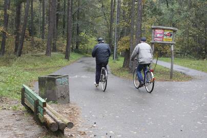 Ginčas: miškininkai ir savivaldybė nesutaria, kas turi rinkti šiukšles mieste esančiuose miškuose.