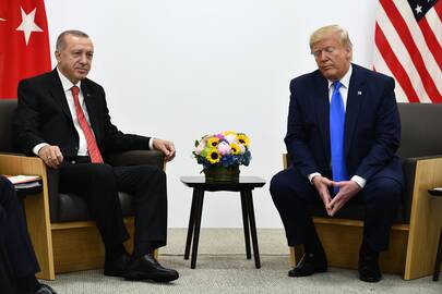 Recepas Tayyipas Erdoganas ir Donaldas Trumpas