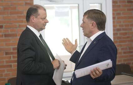 Saulius Skvernelis ir Ramūnas Karbauskis