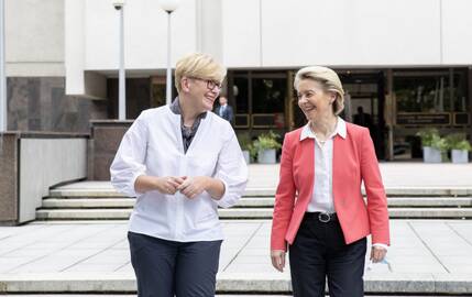 Ingrida Šimonytė ir Ursula von der Leyen