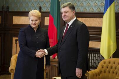 Dalia Grybauskaitė ir Petro Porošenka