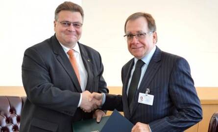 Linas Linkevičius ir Murray McCully