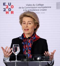 Europos Komisijos pirmininkė Ursula von der Leyen 