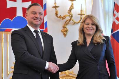 Andrzejus Duda ir Zuzana Čaputova