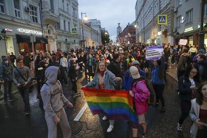 Protestas Rusijoje prieš homofobiją