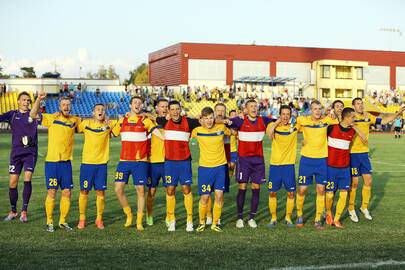 Klaipėdos "Atlanto" futbolininkai.