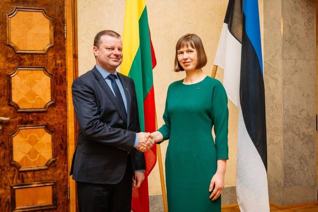 S. Skvernelis susitiko su Estijos prezidente