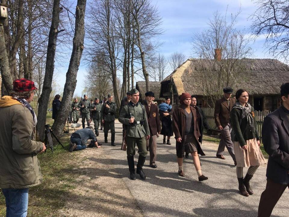 Serialo „Laisvės kaina. Partizanai“ filmavimas Rumšiškėse