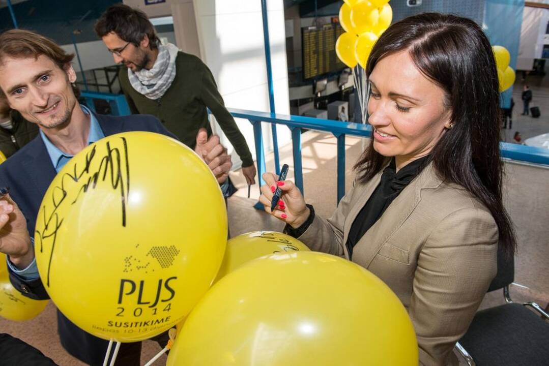 Lietuvius kvietė susitikti Vilniaus oro uoste