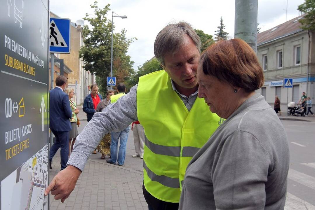 Kaune pradėjo veikti laikinoji autobusų stotis
