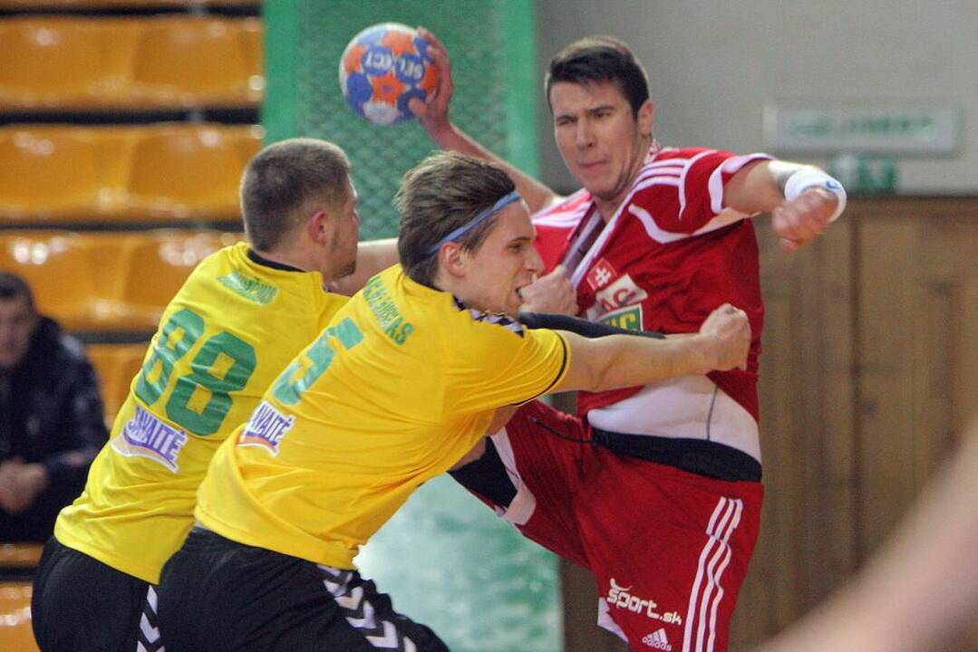 Europos vyrų rankinio čempionato atrankos rungtynėse lietuviai sužaidė lygiosiomis su slovakais.