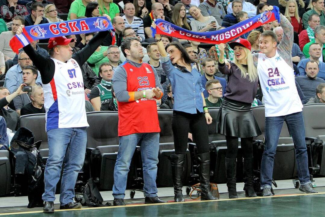 Eurolygoje Kauno „Žalgiris“ skaudžiai pralaimėjo Maskvos CSKA.