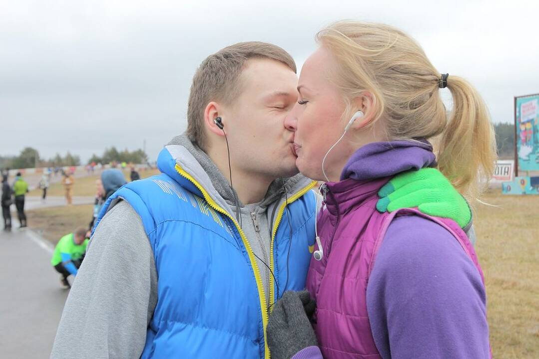 Kačerginėje, Nemuno žiedo lenktynių trasoje vyko bėgimas „Pagauk Valentiną“.