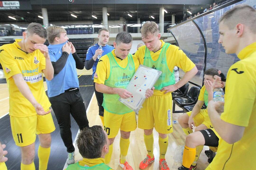 Lietuvos salės futbolo taurę laimėjo klaipėdiečiai.
