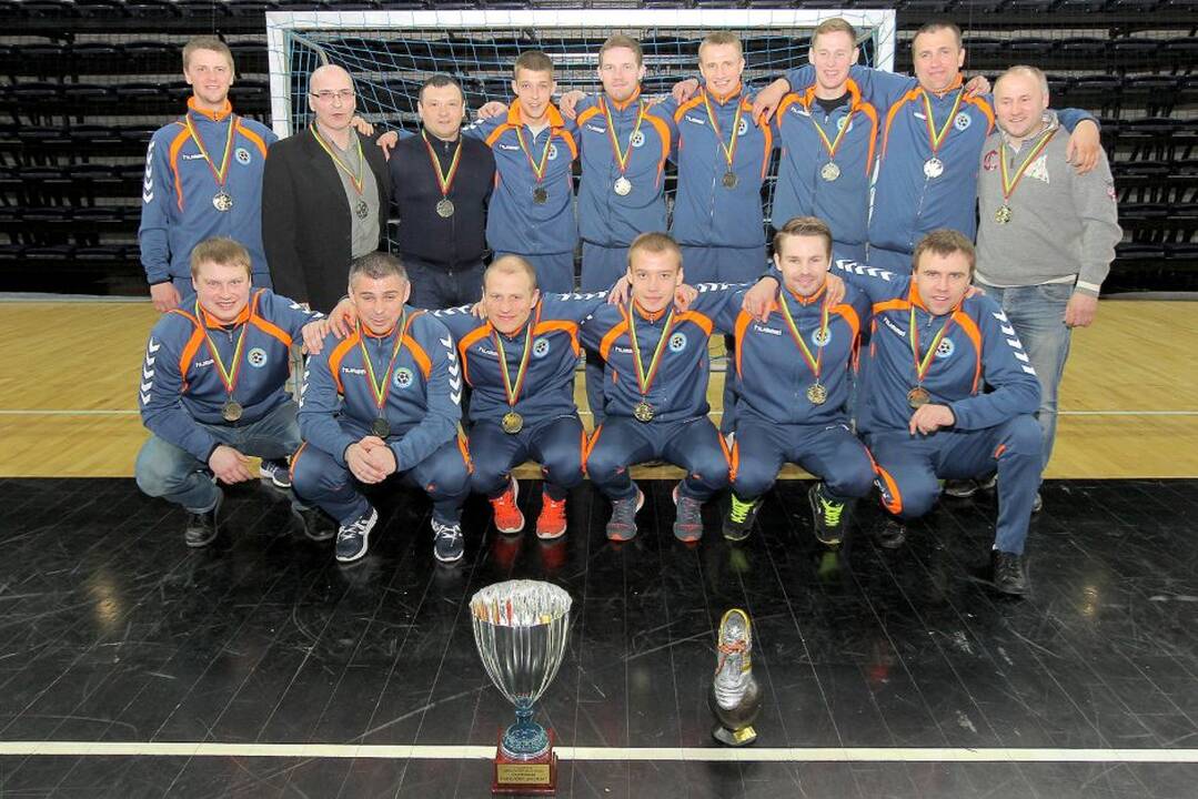 Prieš Lietuvos salės futbolo taurės finalą buvo apdovanoti A lygos prizininkai.