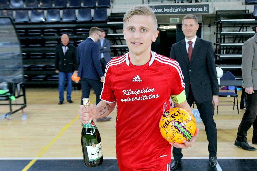 Lietuvos salės futbolo taurę laimėjo klaipėdiečiai.