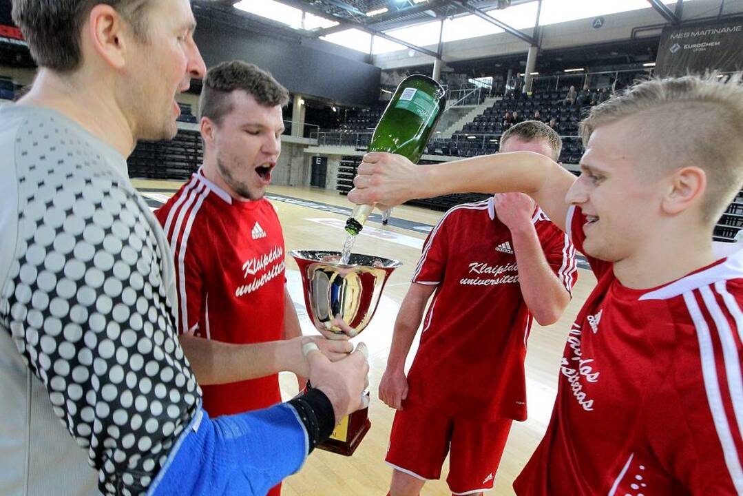 Lietuvos salės futbolo taurę laimėjo klaipėdiečiai.